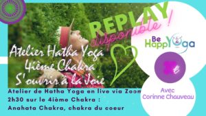 replay Atelier Yoga en ligne S'ouvrir à la Joie mai 2021