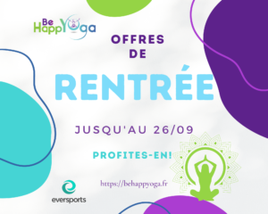 Offres de rentrée be happyoga en ligne