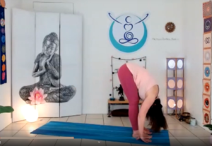 Yoga en ligne et digestion posture de compression