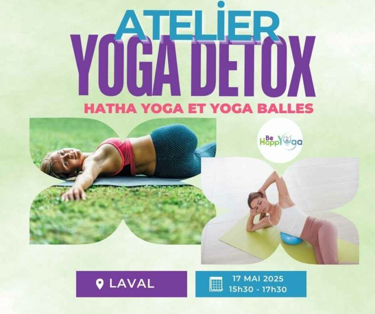 Atelier Yoga détox et yoga balles